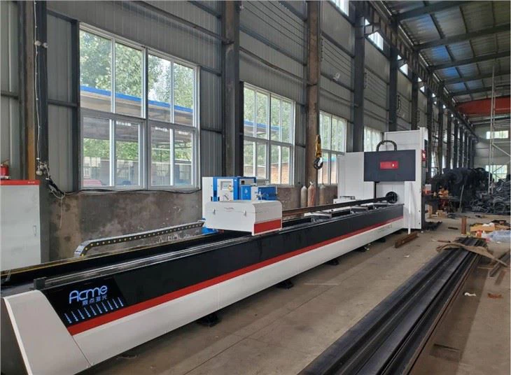 6000mm longè 250mm tiyo dyamèt metal tib lazè koupe machin