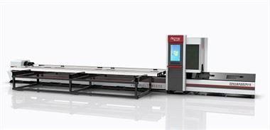 Tib lazè koupe machin ak sistèm manje